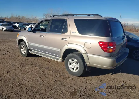 2001 Toyota Sequoia Sr5 V8 from USA, damaged, VIN 5TDBT44A81S011353